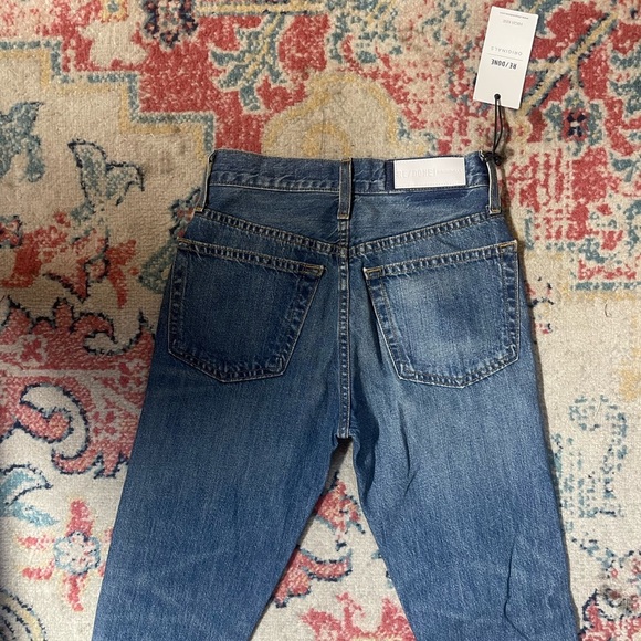 NWT RE/DONE Originals High Rise Rigid Crop size 24 medium wash - Picture 6 of 7